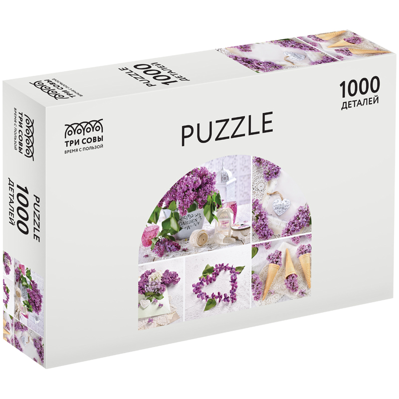 Пазл  1000 эл. ТРИ СОВЫ Сиреневый этюд